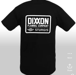 NWT Men's Dixxon T Shirt Sturgis Badge Short Sleeve Tee Black Size 3x & XL